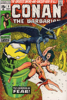Conan The Barbarian #9 The Garden Of Fear! Roy Thomas & Barry Smith Bronze Age Classic FVF
