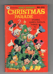 Walt Disney Christmas Parade Golden Press 1977 FN