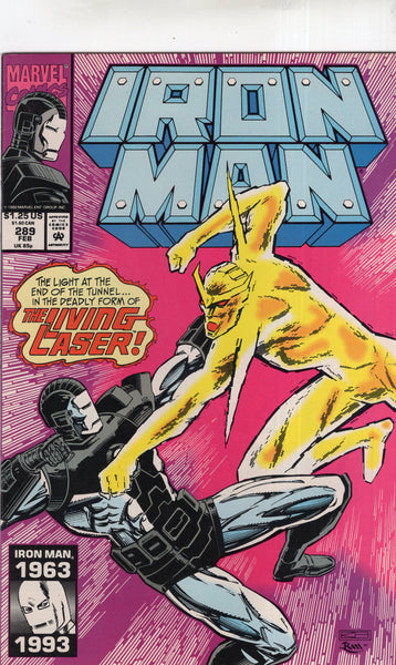 Iron Man #289 The Living Laser! VF