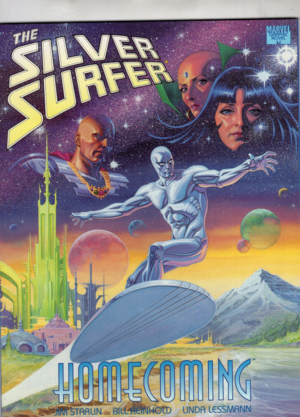 Silver Surfer Homecoming HTF First Print Softcover Graphic Novel VF