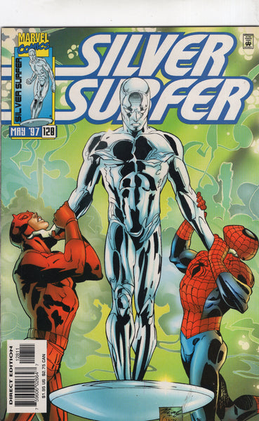 Silver Surfer #128 Spidey Daredevil, Uh Oh... VFNM