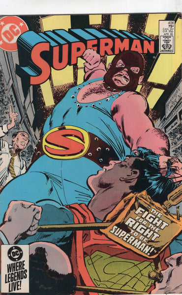 Superman #406 Fight For The Right... FN