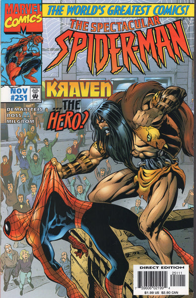 Spectacular Spider-Man #251 Kraven The Hero? NM-
