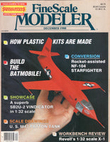 Fine Scale Modeler Magazine Vol 6 #6 December 1988 VGFN