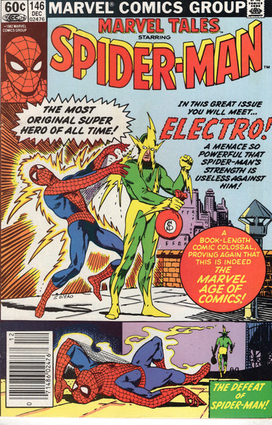 Marvel Tales #146 Origin Electro! Newsstand Variant FVF
