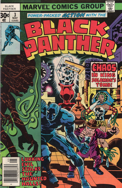 Black Panther #3 Chaos In King Solomon's Tomb! Bronze Age Kirby classic FVF