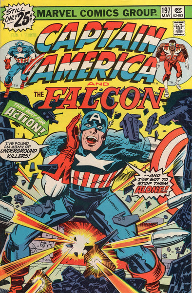 Captain America #197 The Mindbomb Saga! Cap By "Jack The King" Kirby Solid Bronze Age Classic VGFN
