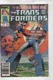 Transformers #1 Original Series Newsstand Variant VG