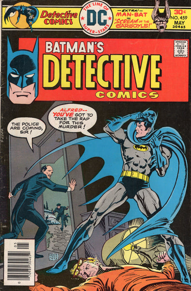 Detective Comics #459 Alfred Takes The Rap! Bronze Age Classic VG+