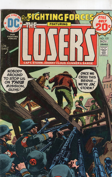 Our Fighting Forces #151 Featuring The Losers Bronze Age Kirby! VGFN