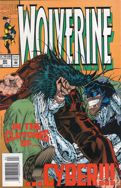 Wolverine #80 "In The Clutches Of ... Cyber!" + First App. of X-23 (sort of) News Stand Variant FN