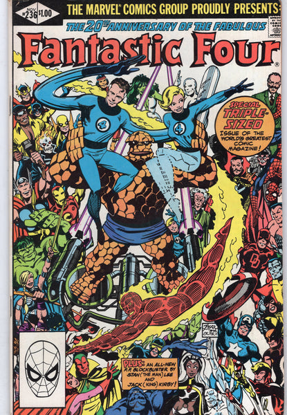 Fantastic Four #236 Special Triple Sizes Special Byrne Story and Art VGFN