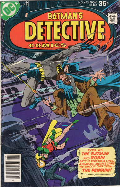 Detective Comics # 473 The Penquin! Marchall Rogers Art VGFN
