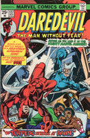 Daredevil #127 Vs. The Torpedo! Bronze Age With Marvel Value Stamp VG