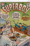 Superboy #59 "Superboy's Underground Exile!" Golden Age 10 Center "Beat but Complete" GD