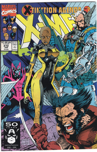Uncanny X-Men #272 XTinction Agenda Pt 7 Jim Lee Art VFNM
