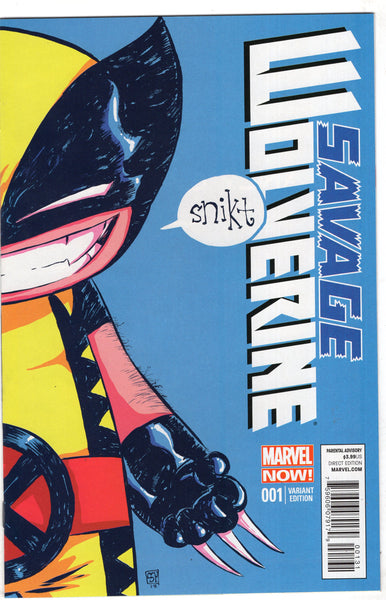 Savage Wolverine #1 Skottie Young Variant "Snikt" HTF NM