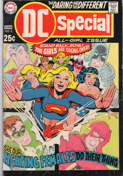 Dc Special #3 "All-Girl Issue" Square Bound Silver Age Key VG+
