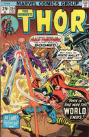 Thor #244 The God Of Thunder Cannot Hope To Win! Bronze Age Classic w/ MVS VG