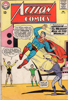 Action Comics #321 "The Weakest Man In The World!"  Lower Grade Silver Age GD