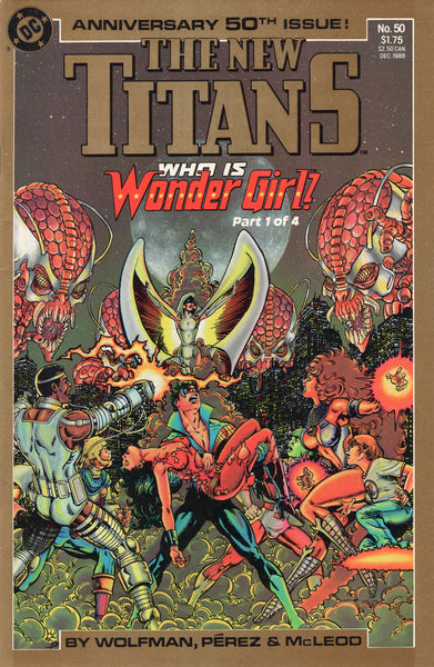 New Titans #50 Who Is Wonder Girl? Pt 1 VFNM