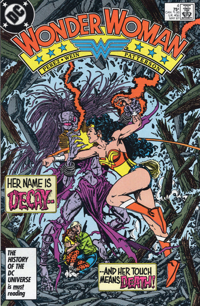 Wonder Woman #4 Her Name Is Decay... Perez Art VF