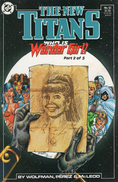 New Titans #51 Who Is Wonder Girl? Pt. 2 VFNM