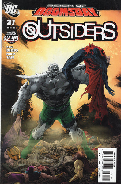 Outsiders #37 Reign Of Doomsday HTF Pre New 52 Issue FN