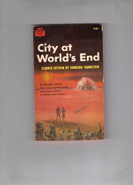 City At World's End Vintage Sci-Fi Softcover by Edmond Hamilton VG