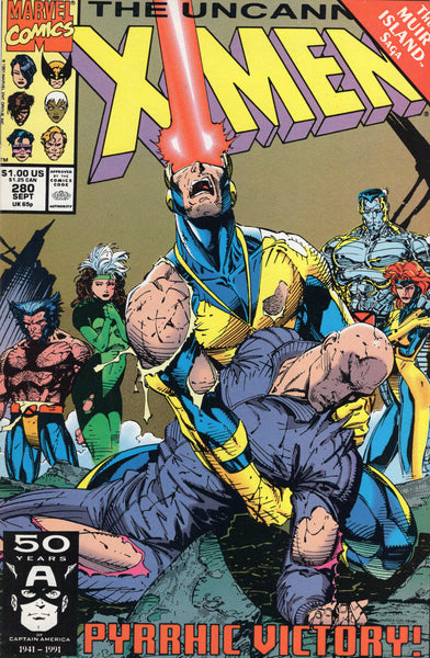 Uncanny X-Men #280 Colossus is Back! VFNM