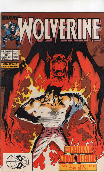 Wolverine #13 The Gehenna Stone Affair! FVF