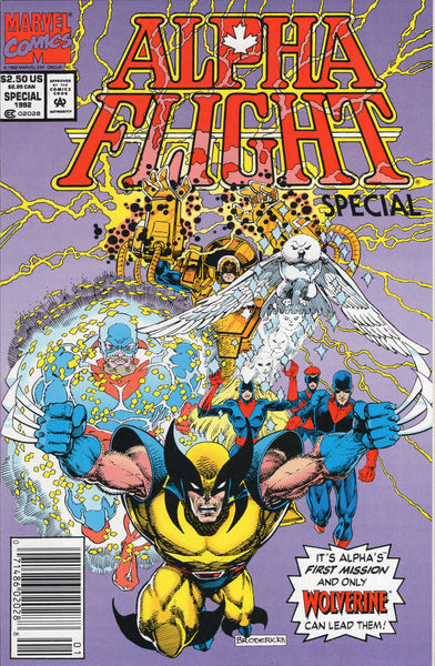Alpha Flight Special Can Wolverine Lead Them? News Stand Variant VF