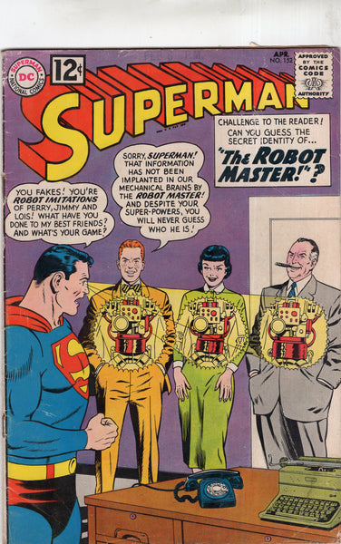 Superman #152 Silver Age Classic VG-