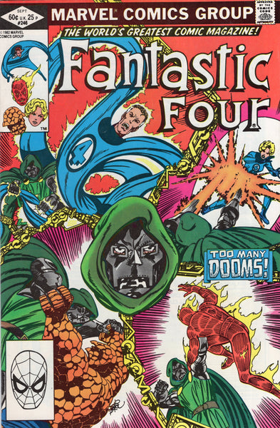 Fantastic Four #246 Too Many Dooms! Byrne Story And Art FN