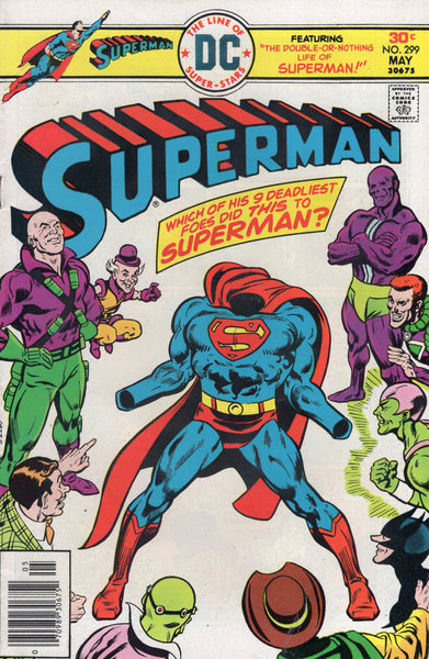 Superman #299 His Deadliest Foes... Bronze Age VGFN