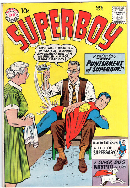 Superboy #75 The Punishment Of Superboy! 10 Cent Cover FN