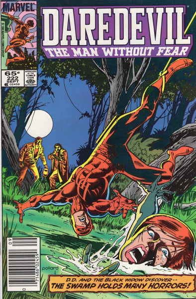 Daredevil #222 "The Swamp holds Many Horrors!" News Stand Variant FN