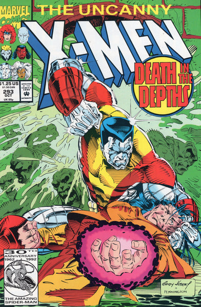 Uncanny X-Men #293 Death In The Depths! NM-