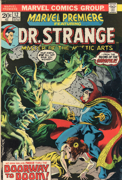 Marvel Premiere #12 Dr. Strange In The Doorway To Doom! Bronze Age Classic Brunner Art FN