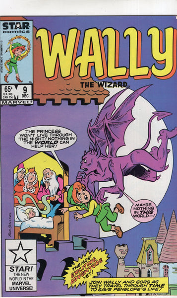 Wally The Wizard #9 HTF Marvel Star Comics FN
