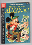 Walt Disney's Mickey Mouse Almanac #1 HTF Dell Giant VG