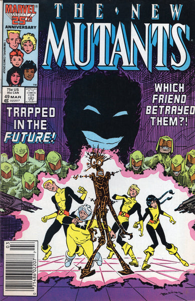 New Mutants #49 "Trapped In The Future!" News Stand Variant VGFN