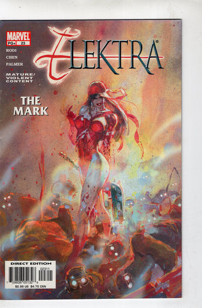 Elektra #23 The Mark! Mature Readers VF-
