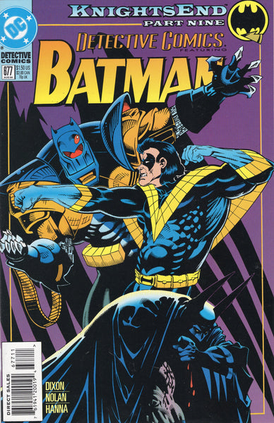 Detective Comics #677 Nightwing Takes On The Bat! VFNM