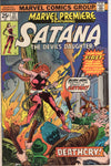 Marvel Premiere #27 Satana, The Devil's Daughter! Bronze Age Horror Classic VGFN