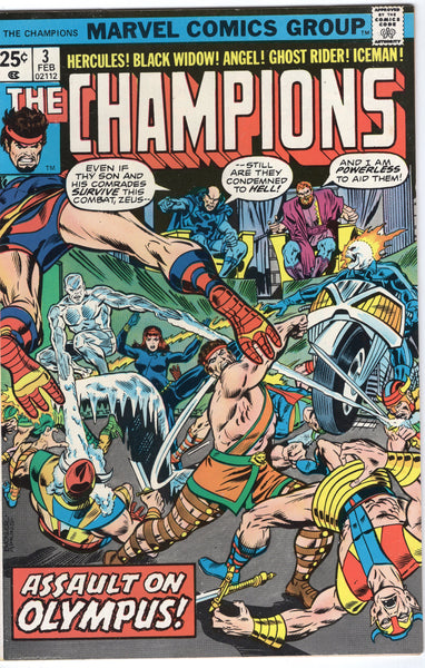 Champions #3 Assault On Olympus! Bronze Age Classic FVF