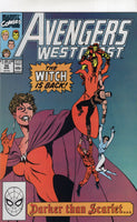 Avengers West Coast #56 Dark Scarlet Witch! VFNM