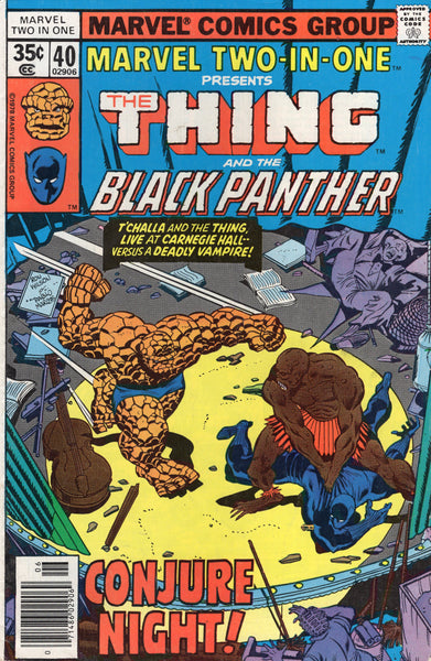 Marvel Two-In-One #40 Benjy & The Black Panther! Bronze Age VG
