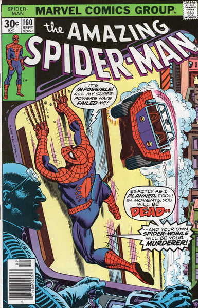 Amazing Spider-Man #160 The Spider-Mobile is Back! Bronze Age Key FVF