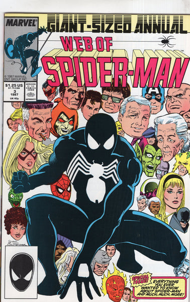 Web Of Spider-Man Annual #3 Black Costume! VFNM